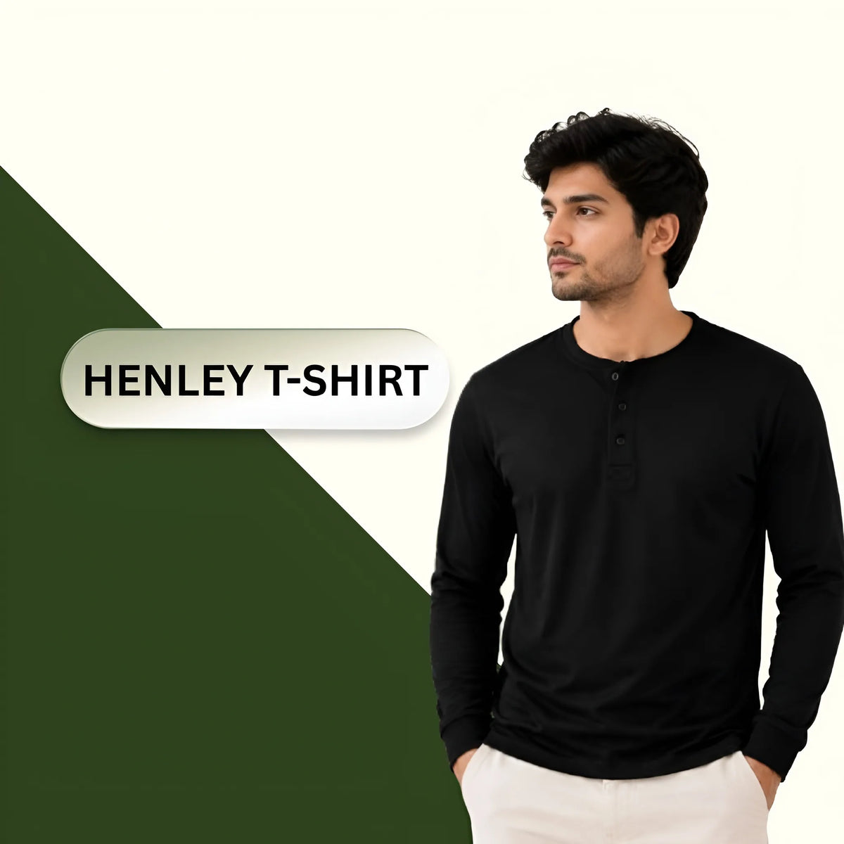 Henley T shirt