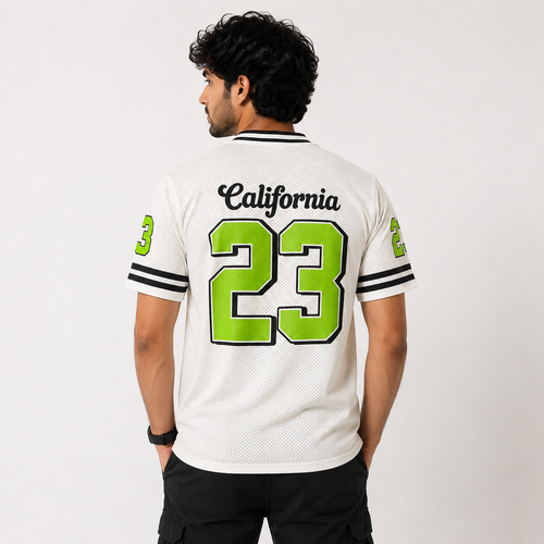 Calm California V Neck Oversized T shirt for men