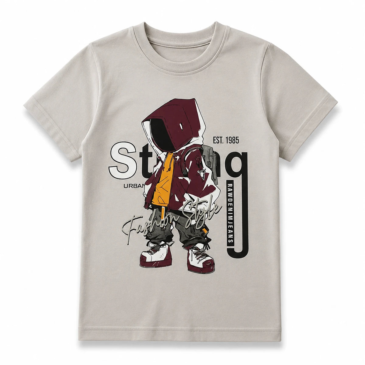 Urban Fashion Street Style Graphic Kids T-Shirt for Boys