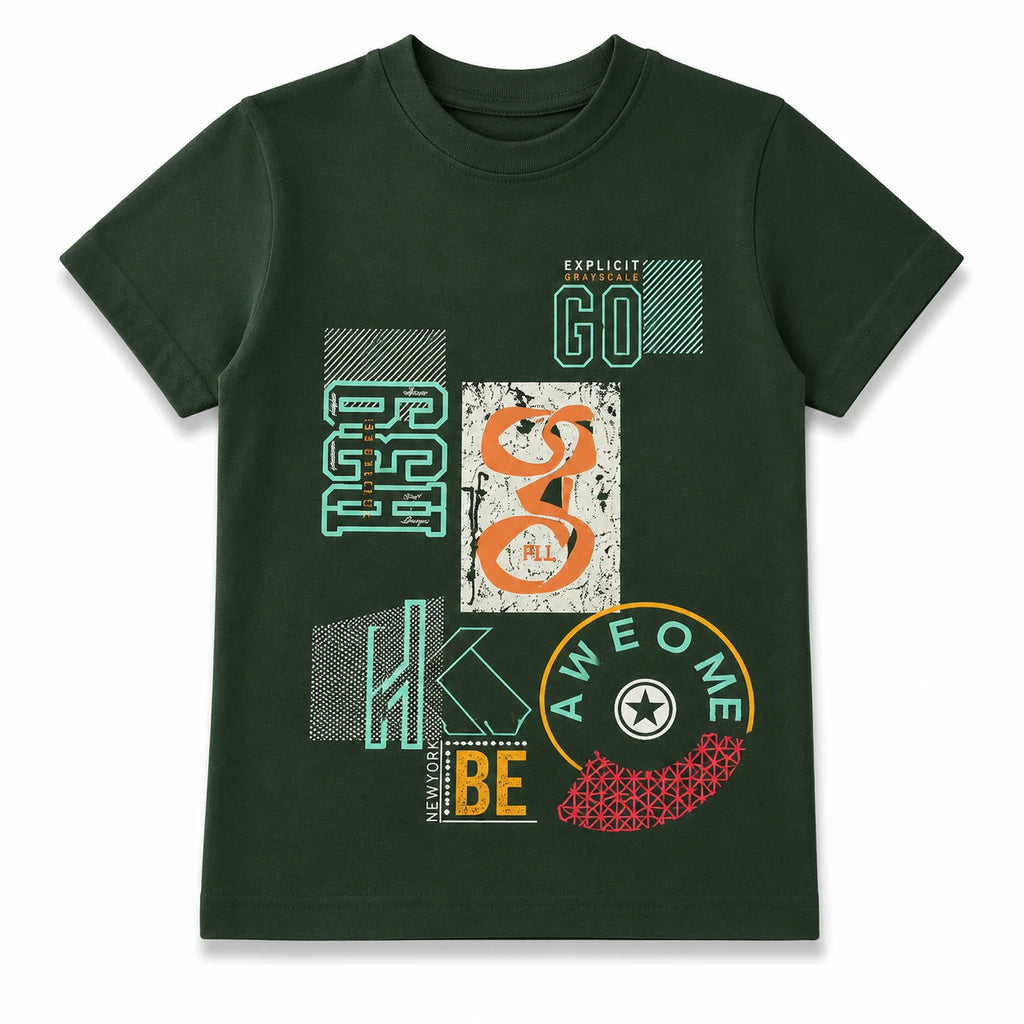 GO Awesome Graphic Kids T-Shirt for Boys