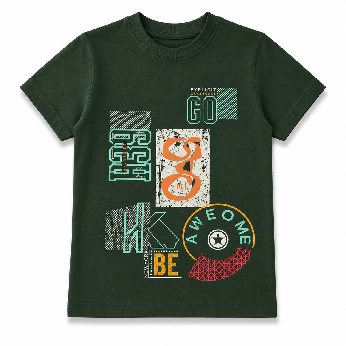 GO Awesome Graphic Kids T-Shirt for Boys
