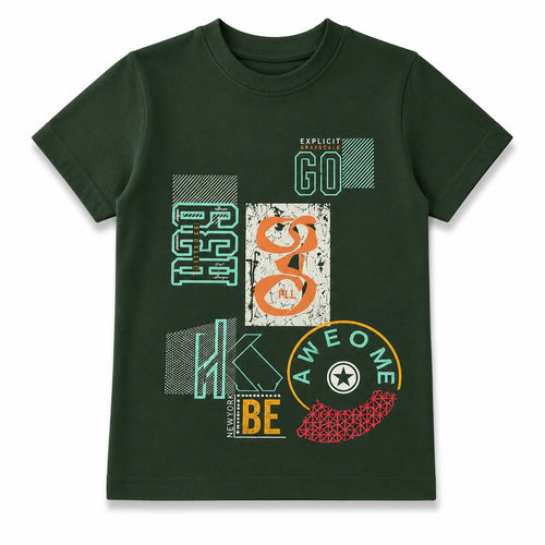GO Awesome Graphic Kids T-Shirt for Boys