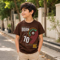 Born Awesome 10 Graphic Kids T-Shirt for Boys