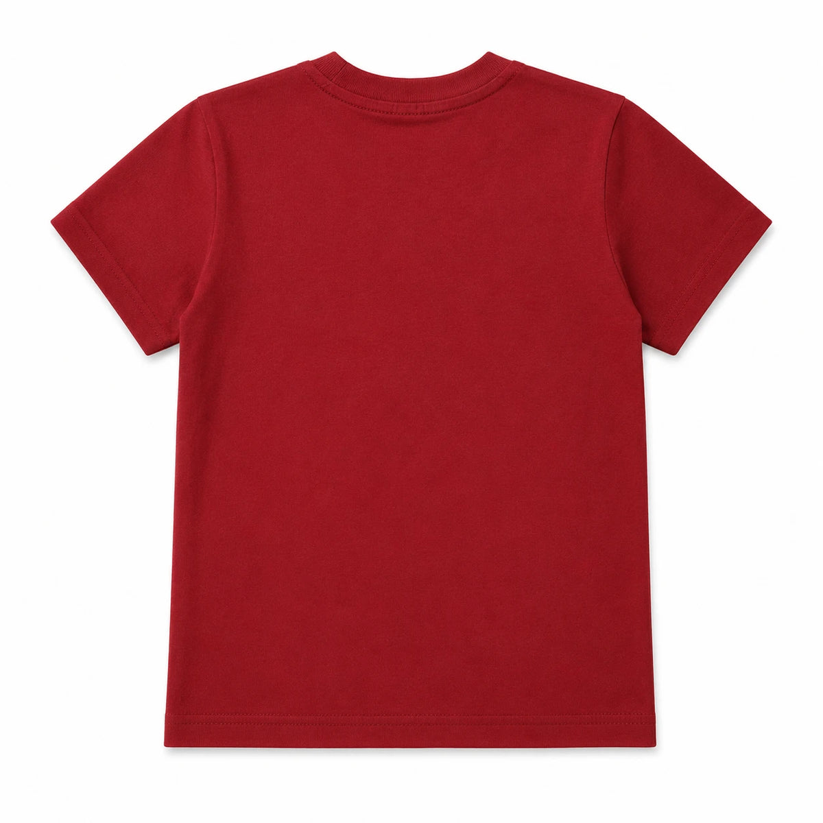 Stylish Maroon Printed Kids T-Shirt for Boys