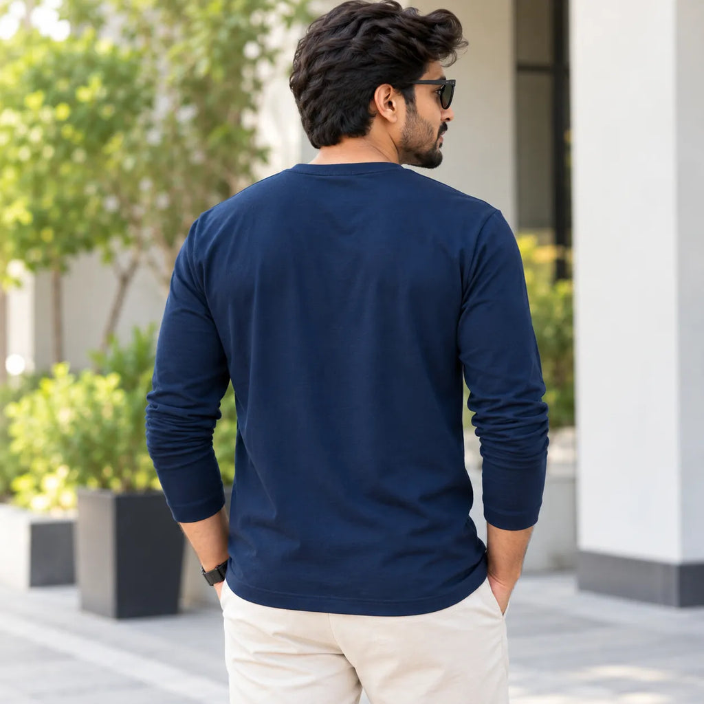 Royal Navy Henley T-Shirt for Men