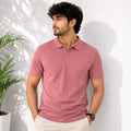 Dusty Rose Signature Polo T-Shirt for Men