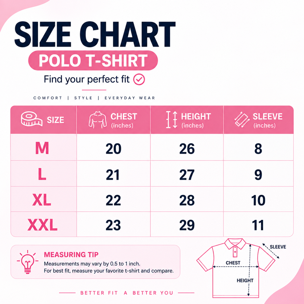 Men Solid Polo Neck Cotton Blend Pink T-Shirt